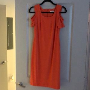 NWOT Calvin Klein Cold Shoulder Dress